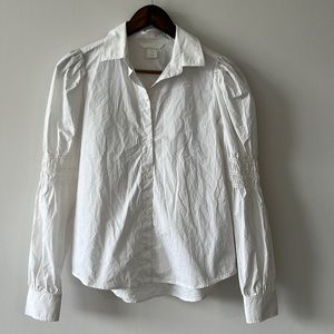 Puffy Shoulder Button Down